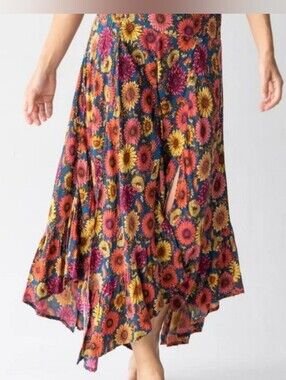 Natural Life Sunflower Maxi Skirt S